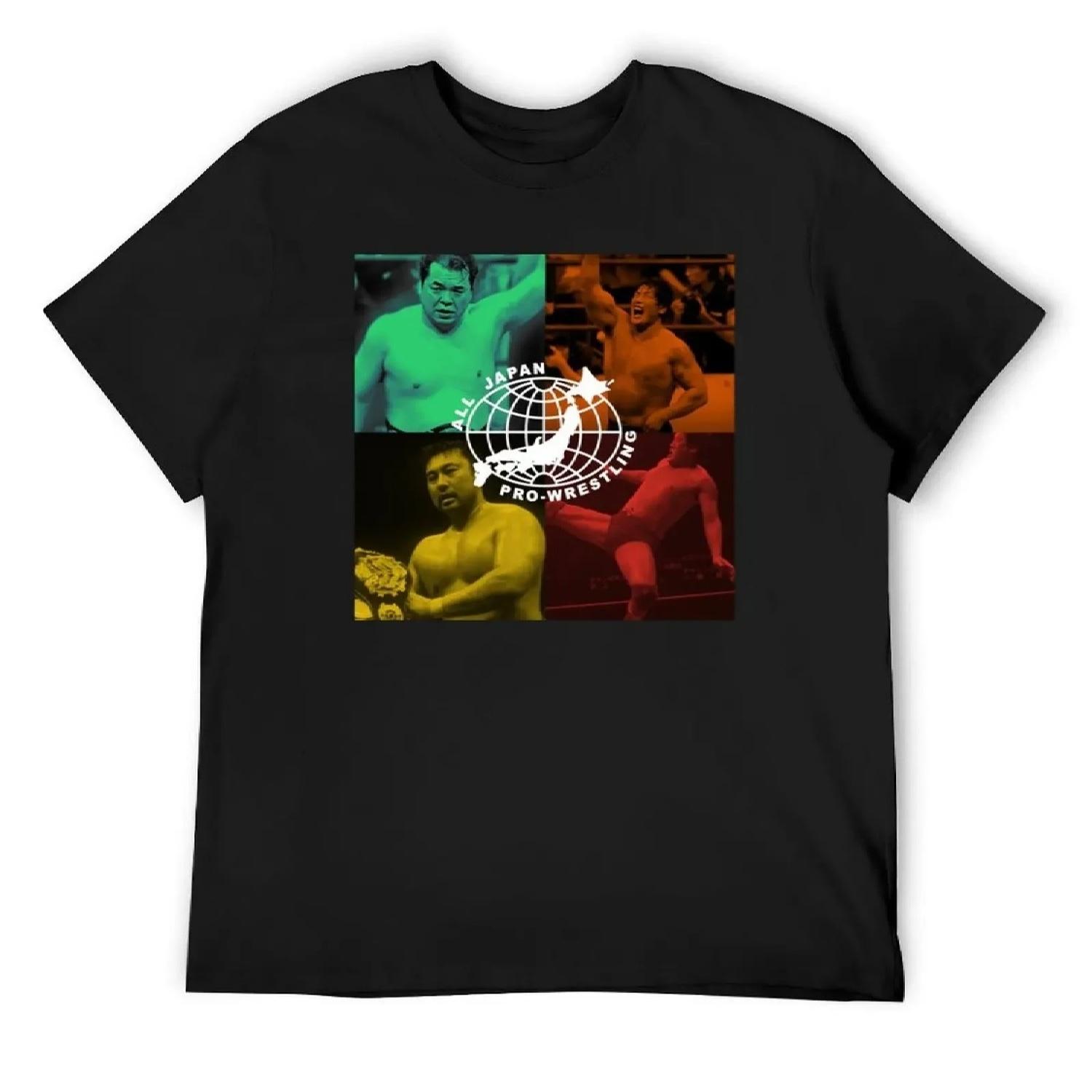

AJPW «Четыре столпа неба» Футболка летняя рубашка аниме-рубашка однотонная на заказ футболка мужская дизайнерская т S разноцветный