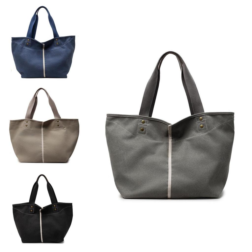 Canvas Bag For Women With Large Capacity Minimalist Style For Work And School
