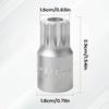 Auto Repair Gearbox Screw Socket Wrench 1 pc Portable Metal Drive Remover Oil Drain Plugs Car Repairing Tools For Car Vehicle