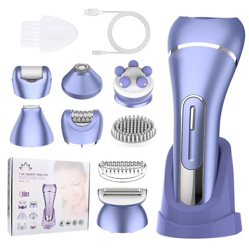 New Hair Clipper Ladies Shaving 7 in 1 Multifunctional Hair Removal Instrument Body Hair Removal Eyebrow Knife Private Shaving Knife