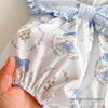 Baby Girl Princess Bowknot Sleeveless Romper - Summer Style