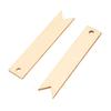 100pcs With Holes Wooden Gift Tags 2.6 x 0.5 Inch Blank Wood Hanging Tags  DIY Crafts
