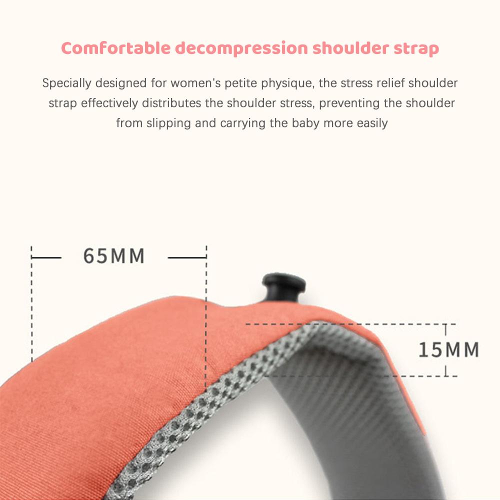 Ergonomisk bärsele med avtagbar höftsits Multifunktionell bärsele från nyfödd till småbarn