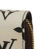 Used LV Circle Bordeaux Zip Around Monogram Wallet (12564, M67234, 7940) In White and Brown, Unisex from Japan AUTHENTIC
