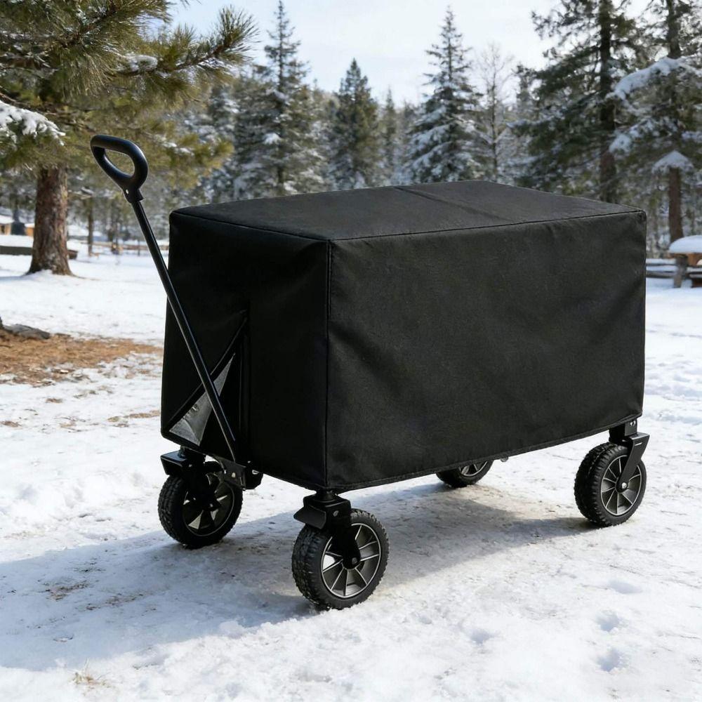 Rectangle Wagon Protective Cover Oxford Cloth Folding Cart Cover Durable Trolley Cover Fishing
