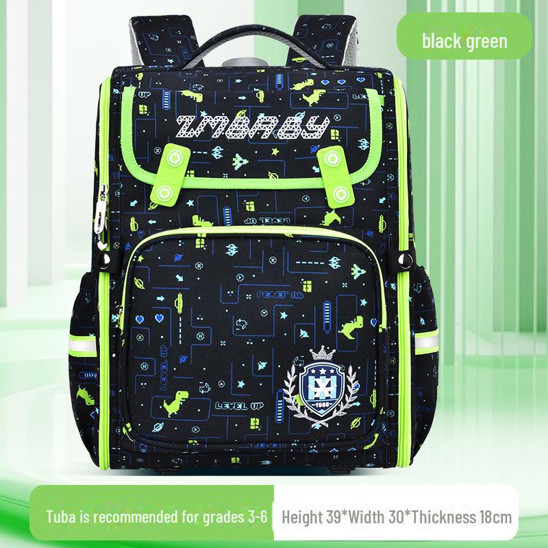 Kinderrucksack mit Cartoon-Motiv: Einteilig, großes Fassungsvermögen, für Jungen und Mädchen