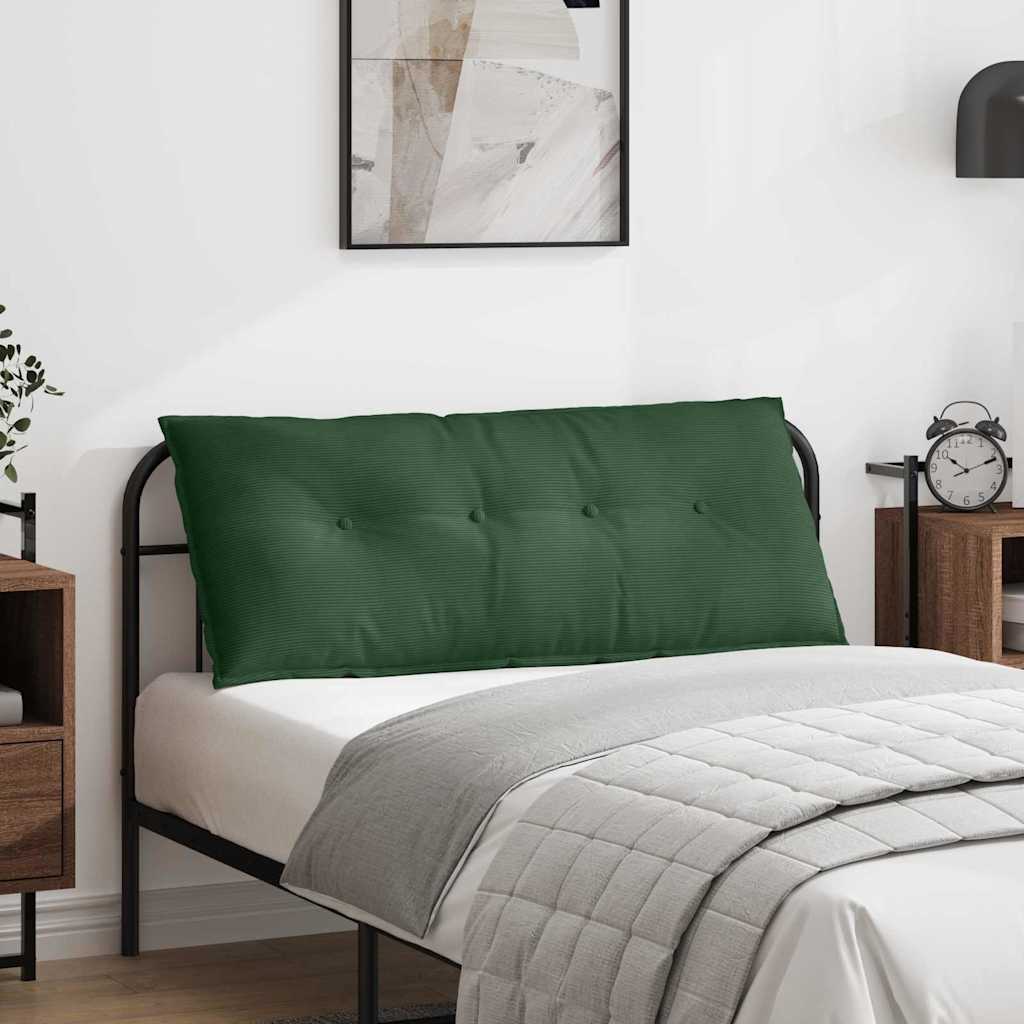 Jungle Green Back Cushion 120 x 50 cm Cord Fabric