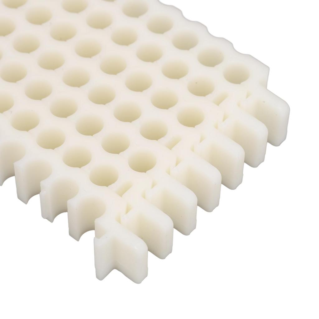 Network Cord Hole 9mm Cable Management Bundler Tool for and CAT7 Comb, Holes, Tangle-Free, Easy-to-Use CAT5, CAT6, (8x6 Holes)