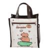 Large Capacity Children Tutoring Bag Kawaii Cartoon Storage Bag Durable Capybara Handbag  Students