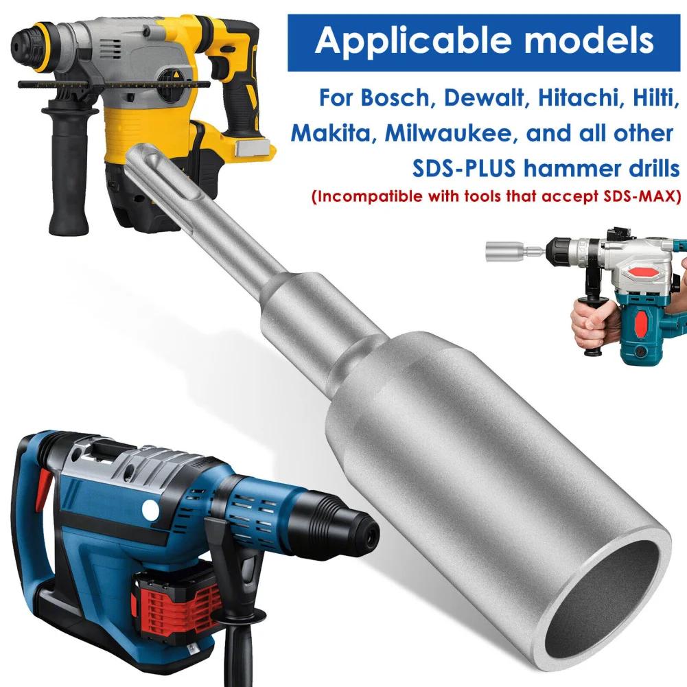 SDS-Plus Ground Rod Driver 30/45/65mm  T Post Ground Rod Driver Tool Forged Steel Drill Bit Driver Hammer