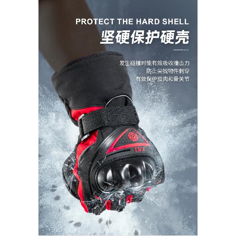 ORZ Motorcycle Gloves Windproof Waterproof Guantes Moto Men Motorbike Riding Gloves Touch Screen Moto Motocross Gloves Winter