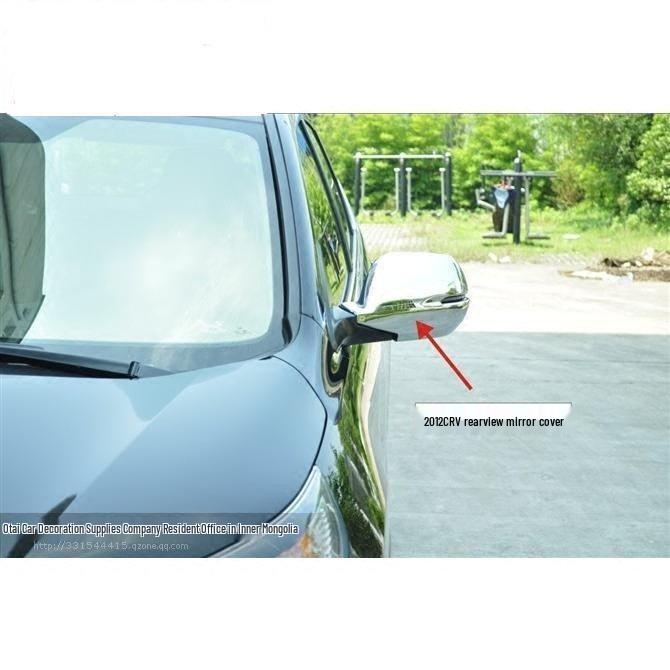 Honda CRV 2012-2022 Rearview Mirror Cover Anti-Scratch Trim with Decorative Bright Strip