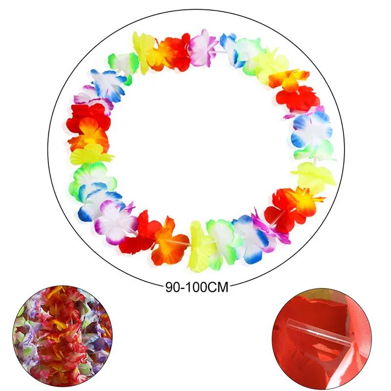 12/50 PCE Hawaiian Style Party Necklace  Garland Decorations  Beach Performance  Garlands Accessories