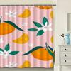 Fruit Branches Washable Dirt-Resistant Shower Curtain Shower Head Waterproof Polyester Bath Curtain For Home Decor Accessories