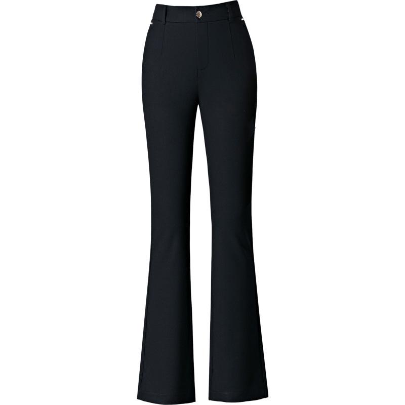2025 High Waist Stretch Flare Pants for Middle-Aged Women - Slimming Slim-Fit Micro-Flare Design