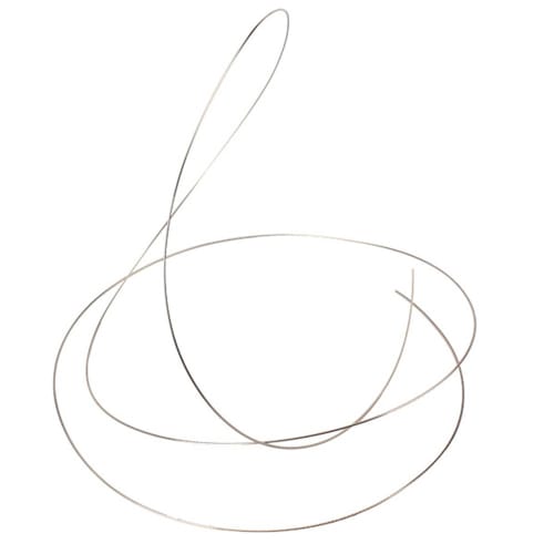 Yibuy 8FT Replacement Mandolin Banjo Fret Wire 1.6mm White Copper for Luthier Makers