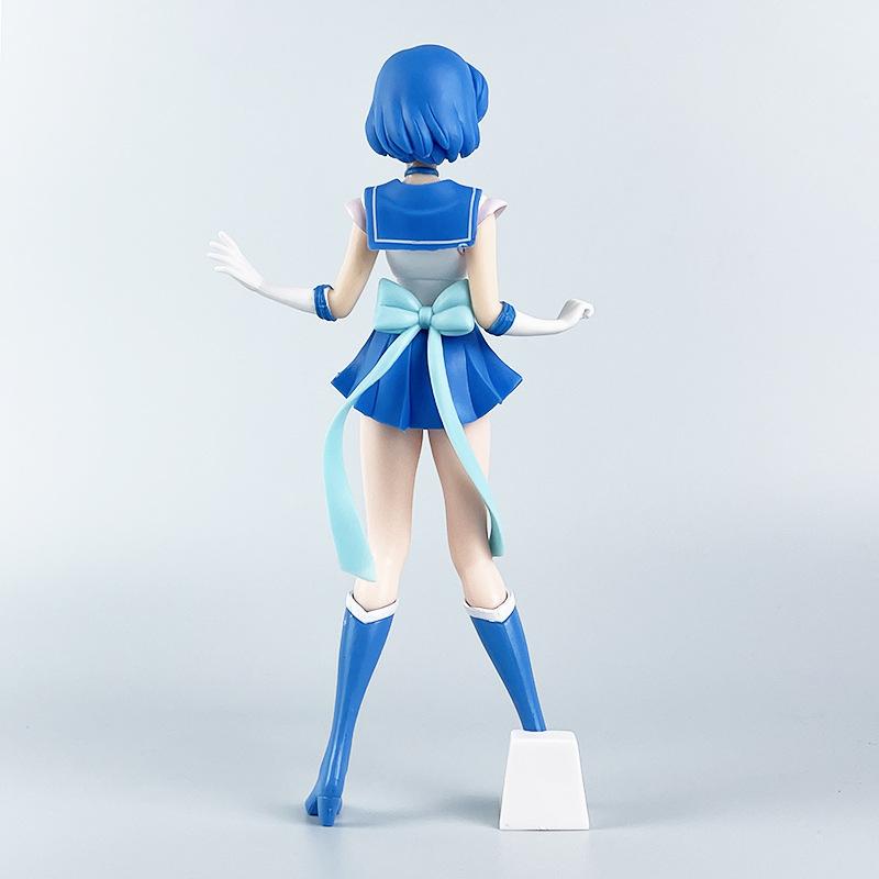 22cm Anime Hino Rei Ami Mars Mercury Figure Doll Girl Pvc Action Figurine Collectible Model Toy