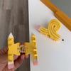 Elegant Pencil Hair Claw for Women Girl Creative Shape Claw Clip Hair Grip Ponytail Holder Back To School Hair Decors
