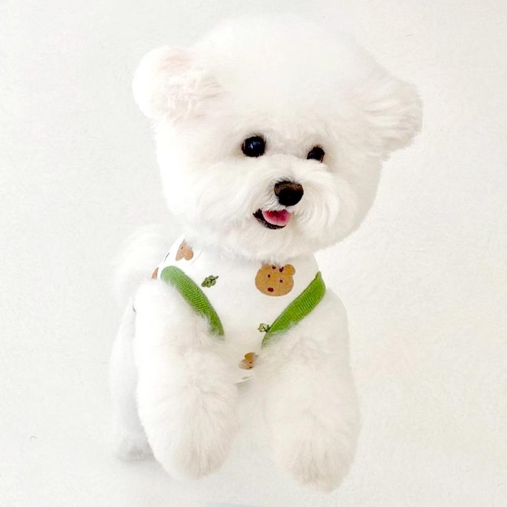 Summer two feet cute pattern full of collar vest suitable for small and medium-sized dogs pet clothes can be customized