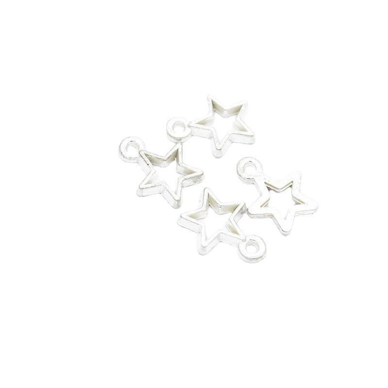 Stopowa Gwiazda Mały Wisiorek DIY Retro Stopowe Akcesoria Biżuteryjne Pentagram Wisiorek L325