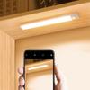 1Pc Wireless Rechargeable Led Motion Sensor Cabinet Light - Ideal For Closet, Kitchen, Wardrobe, Stairs - Battery Operated Night