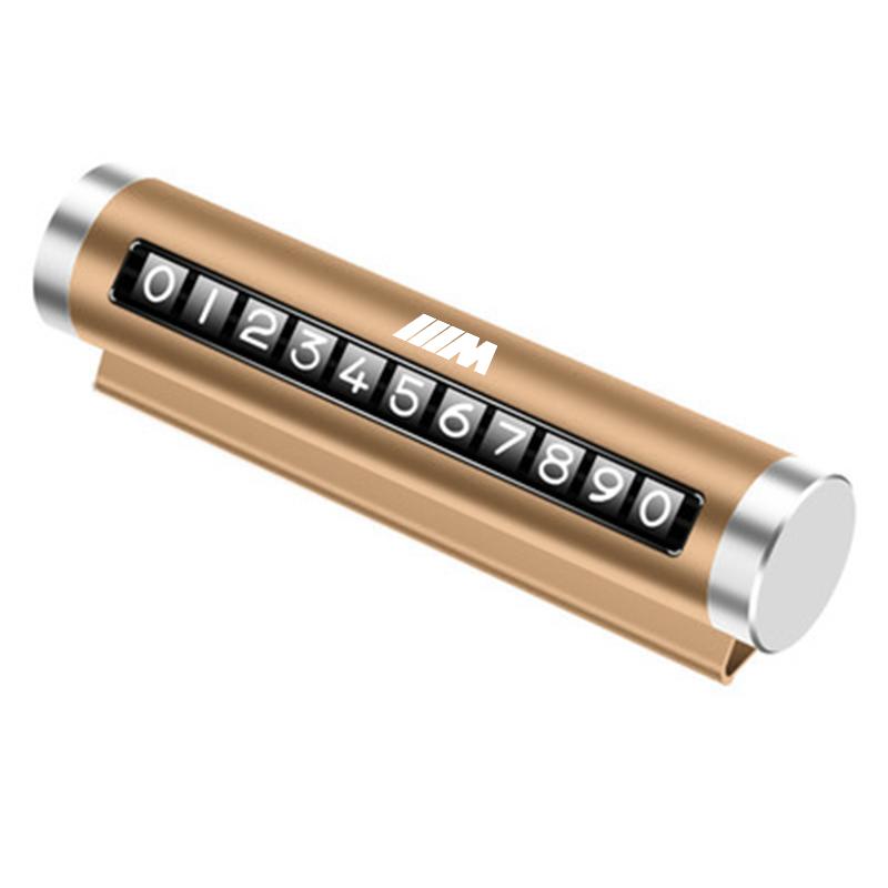 Card Parcare Temporară Auto Metalic Număr de Telefon Placă Parcare Pentru BMW F12 F13 G11 G12 G08 E89 E86 F26 F16 F40 G30 F10 F20 F46 G14 G07