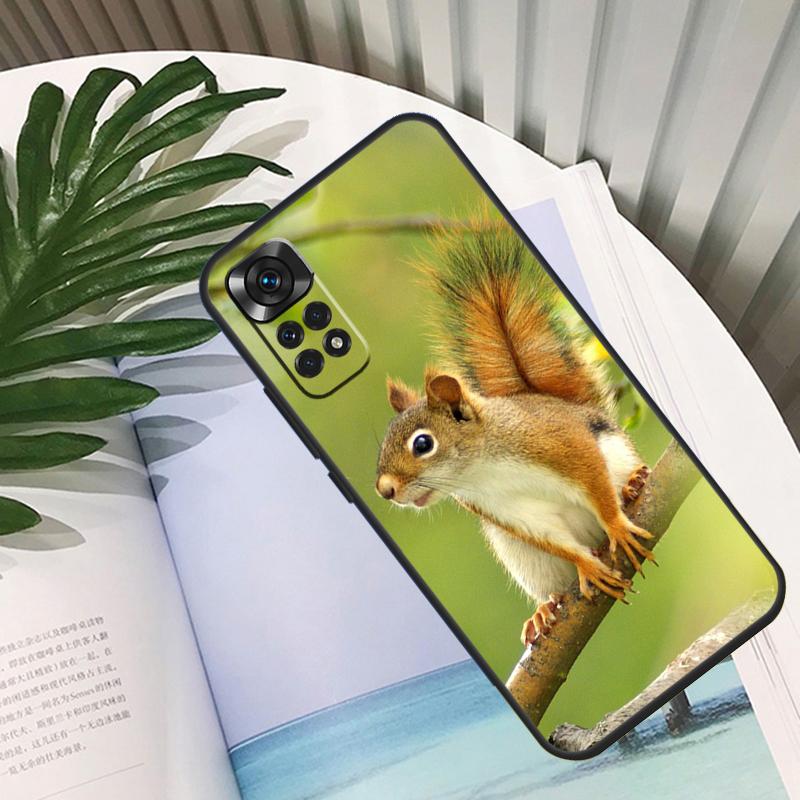 Squirrel Funda For Xiaomi Redmi Note 14 13 10 11 12 15 Pro Plus Case For Redmi 15C 14C 10C 12C 13C 15