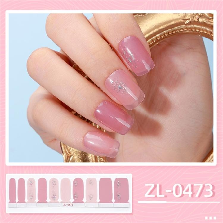 Gradient Nail Art Stickers Full Wrap Nail Stickers Self-Adhesive Nail Art Decals