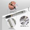 Four Candies Metal Mechanical Pencil Set Art Pencils HB Lead Refills Erasers Eraser Drafting Writing and Sketching Pencils with Case - 6-Pack 0.7mm &