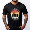 February 1982 40th Yrs Old Birthday 40 Years Being Legendary Luxury T Shirt Men High Quality TShirt Character