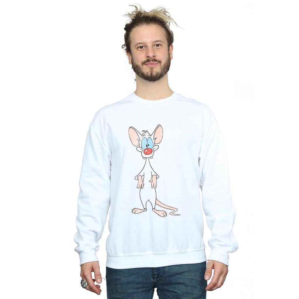 Animaniacs Herren Pinky Klassische Pose Sweatshirt
