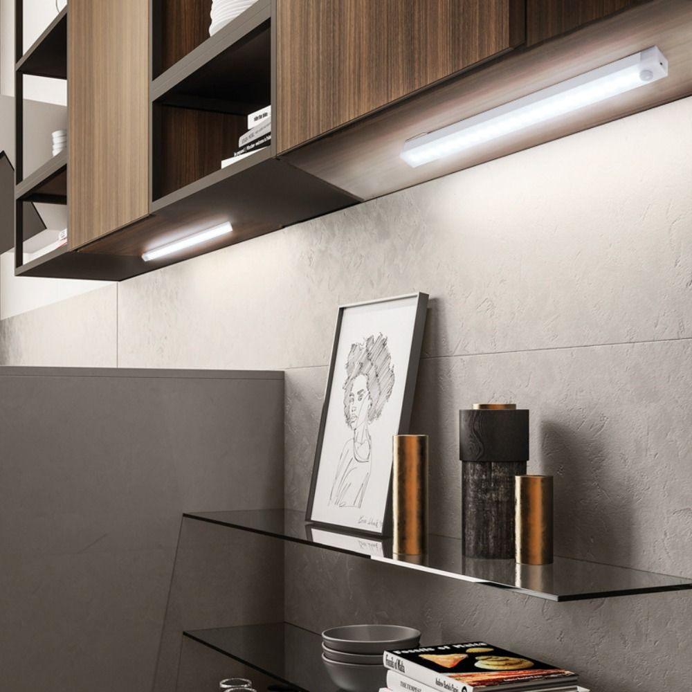Intelligent Motion Sensor Light USB Charging Cabinet Stair Lighting Wireless LED Night Light Home