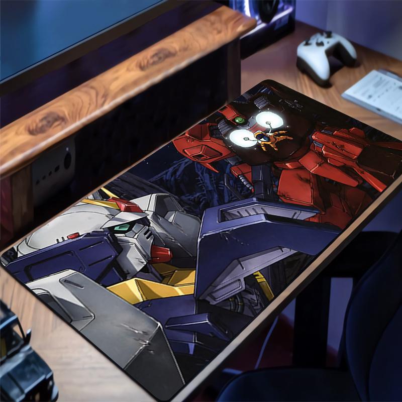 Mousepad Mechanical Warrior Gundam Mk II Xxl Keyboard Pad Rubber Desk Mat Extended Pad Non Slip Desk Mouse Mat Gaming Mouse Pad