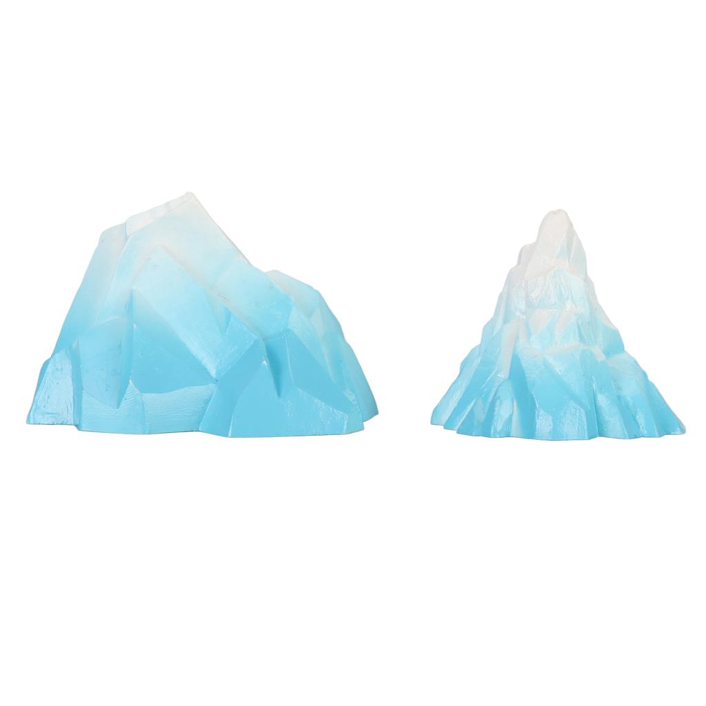 2pcs Aquarium Iceberg Decoration Simulation Innovative Landscaping Underwater Iceberg Ornament for