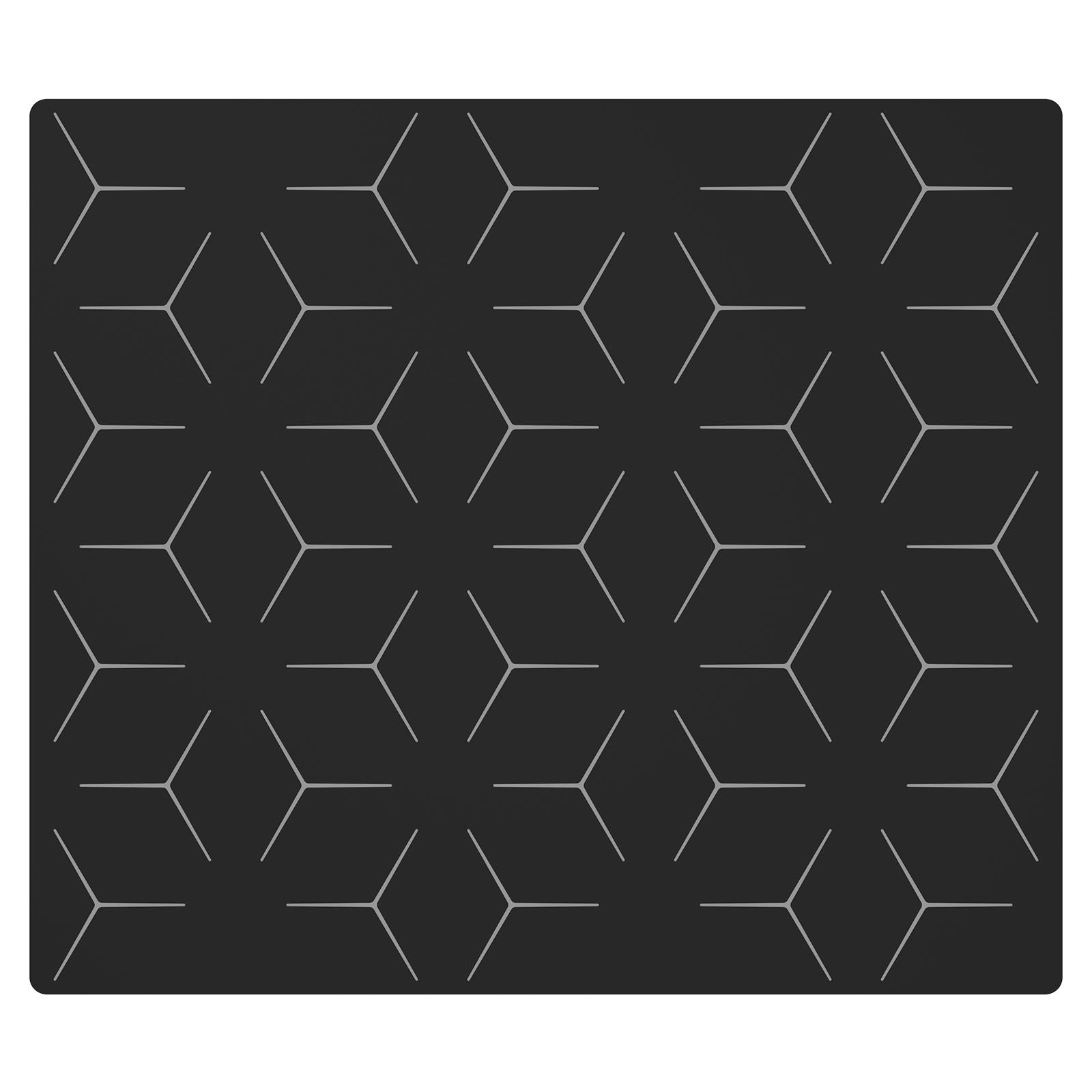 

Защитный коврик для индукционной плиты, термостойкий коврик для индукционной варочной панели, нескользящая крышка для индукционной плиты, многофункциональная защита варочной панели от царапин 1 Pcs чёрный