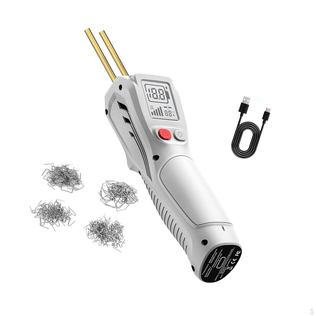 Cordless Plastic Welding Tool with Handle for Car Repairs And 200 Staples