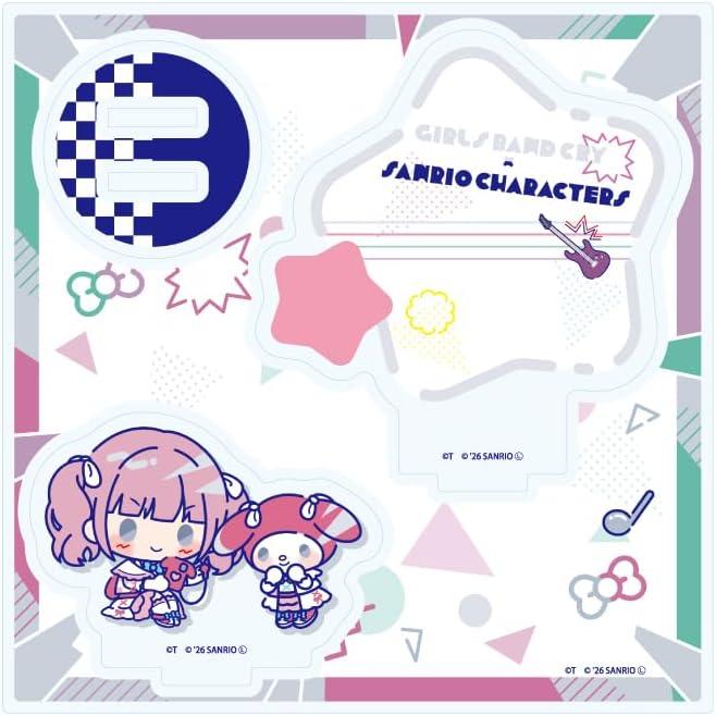 Girls Band Cry x Sanrio Characters 06 Hina x My Melody [Collaboration Illustration] Acrylic Stand Plate
