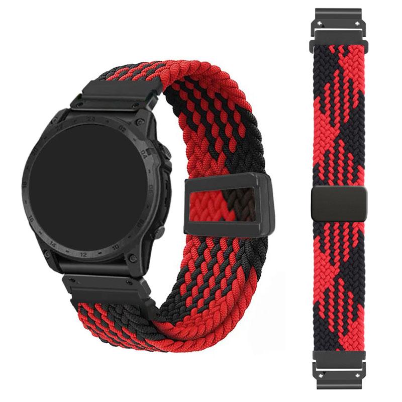 Bracelet Pour Garmin fenix 8 7x 6x 5X Epix Pro Bracelet en nylon Enduro 3 MARQ Quatix 7 6 Respirant approach S70 S62 Bracelet à séchage rapide instinct 2 2X Bracelet de montre