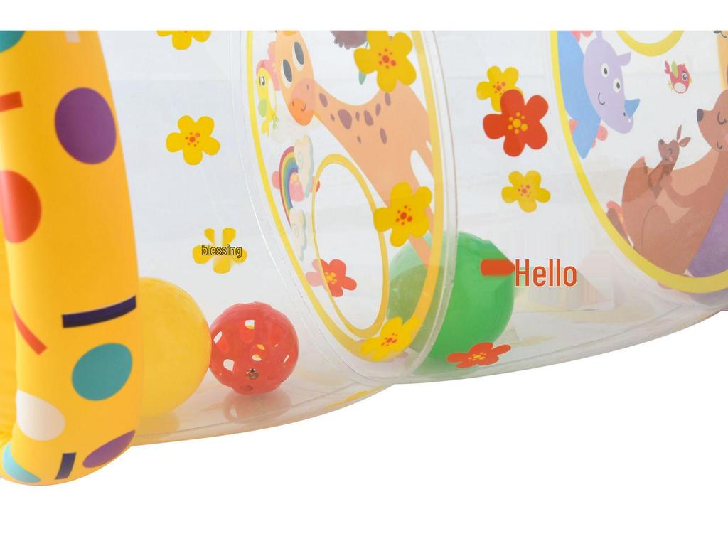 2025 Premergător gonflabil pentru bebeluși: Rola din PVC pentru bebeluși care se târăsc cu clopoțel pentru educație timpurie