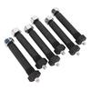 6pcs Spring Shackle Bolts Lock Nut 9 16 X 3in Trailer Axle Greaseable Spring Bolts for Most Trailer Axles