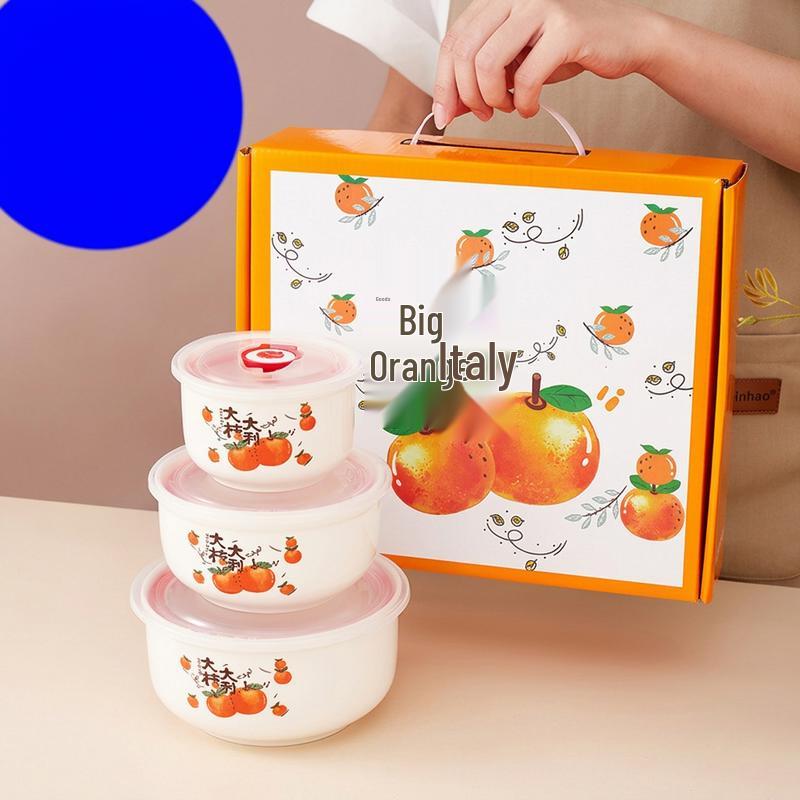 Ceramic Food Storage Bowl Set