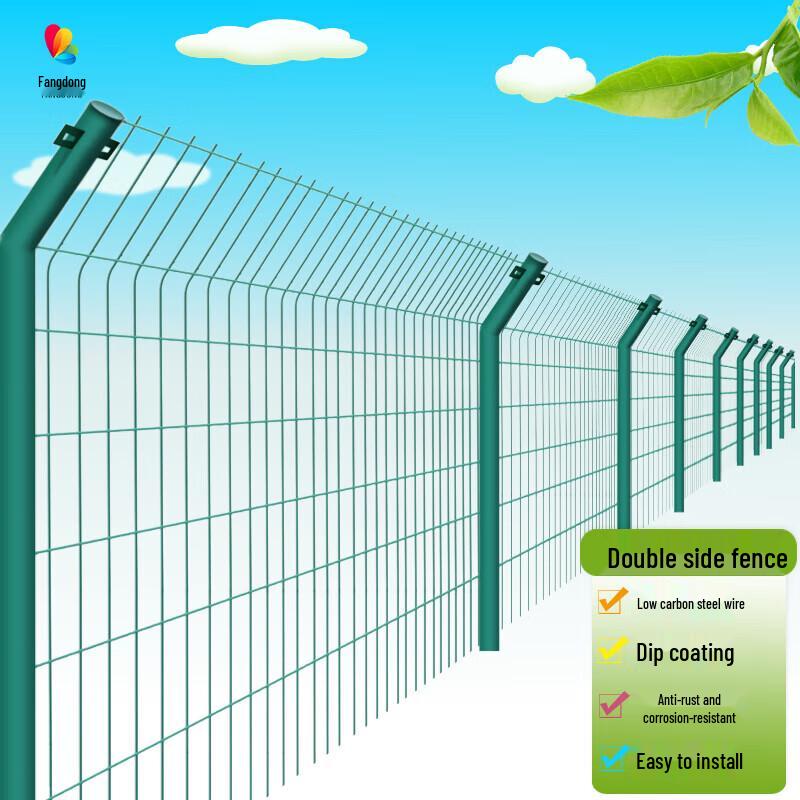 Heavy-Duty Steel Wire Mesh Fence Kit