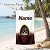it Custom Name Printed Beach Towel Personalized Soft Towel For Swimming Beach Travel