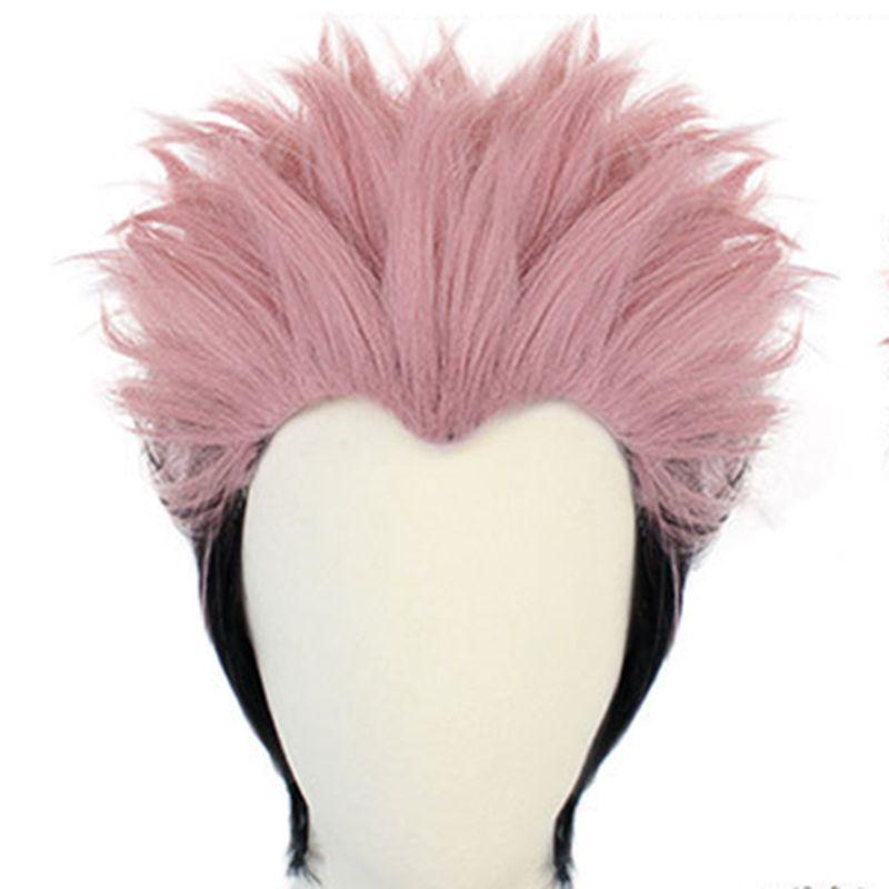 

Дзю-дзюцу Рёмен Кайсен Сукуна Косплей Костюм Кимоно Костюм Набор для Хэллоуинской вечеринки Парик Wig Only,One Size