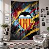 Valencia FC Wall Tapestry Home Decor Wall Hanging Cloth for Bedroom Living Room Background