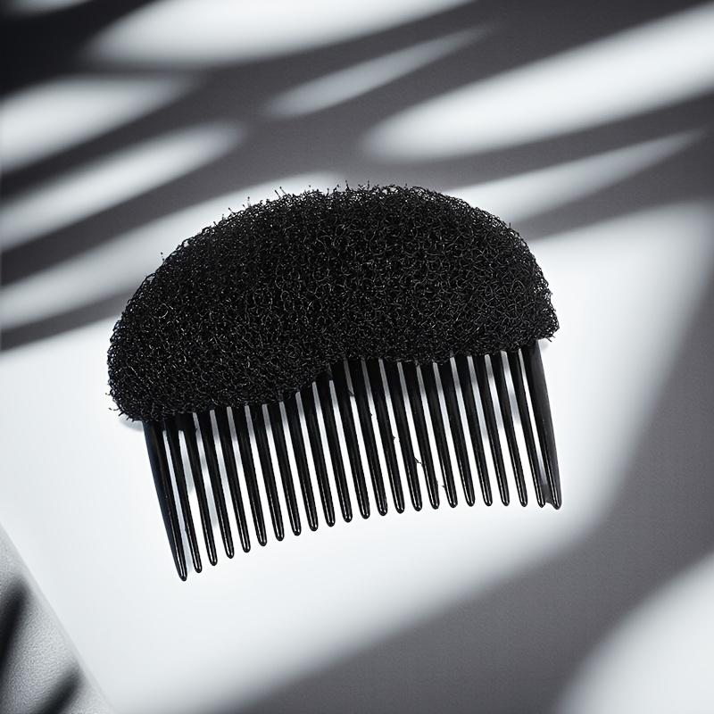 

Invisible Hair Volume Booster Comb with Clip-On Sponge Pad, Discreet Foam Styling Tool for Effortless Updos & Fuller Buns