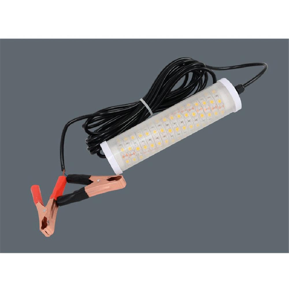 12V 20W 5050 Led Green Underwater Submersible Fishing Light Boat Squid Fish Lamp