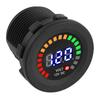 12 V Motorcycle Car LED Digital Display Voltmeter Waterproof Voltage Volt Meter Gauge Black New