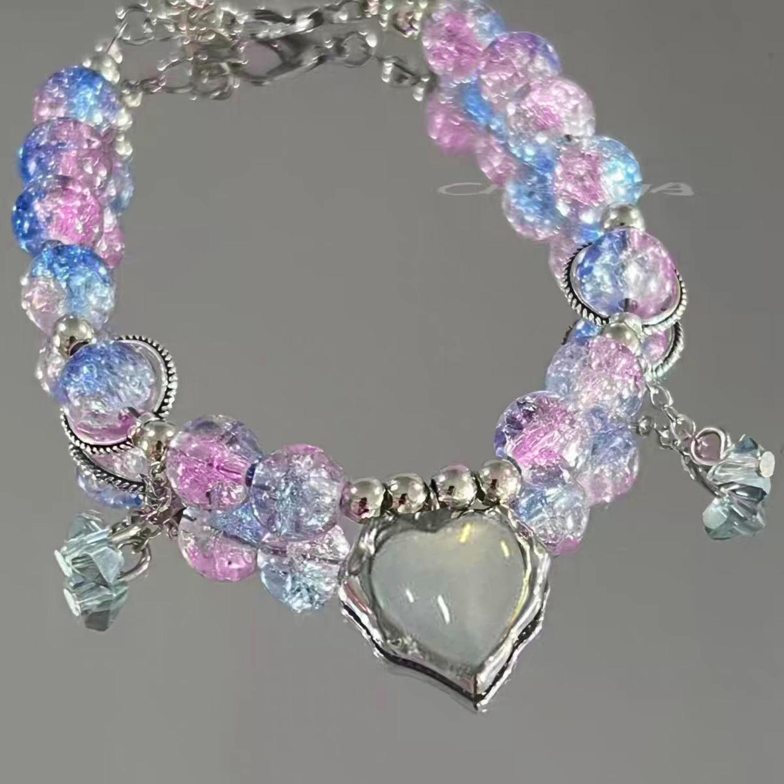 Женский кристальный браслет, изысканный богемный бисерный ювелирный подарок One Size