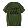 Keep Calm and Eat Nasi Goreng T Shirt Embrace the Flavors Indonesian Fried Rice Food long or short sleeves vintage Washed